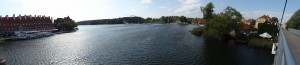 Panorama über den Spirdingsee