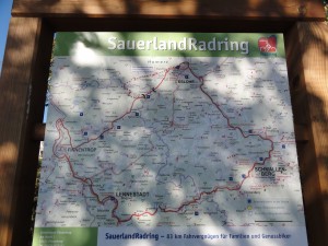 Infotafel Sauerlandradring