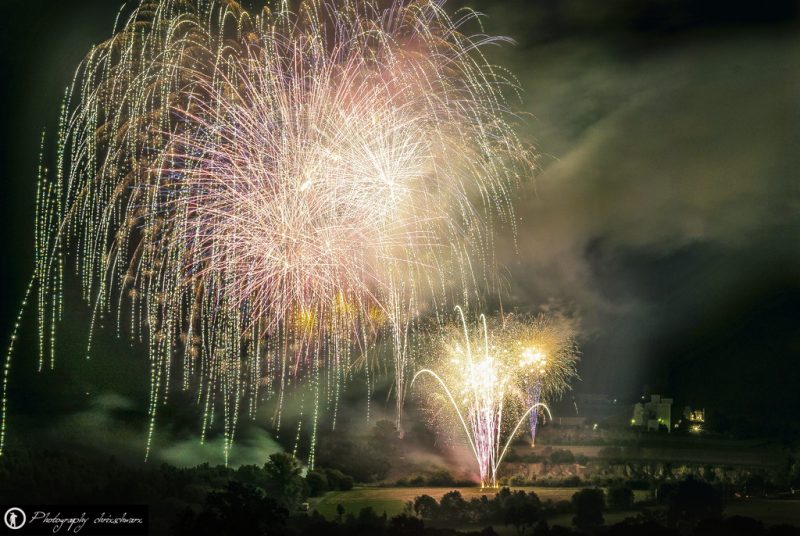 Feuerwerk fotografieren - Feuerwerk bei der Internationalen Warsteiner Mongolfiade