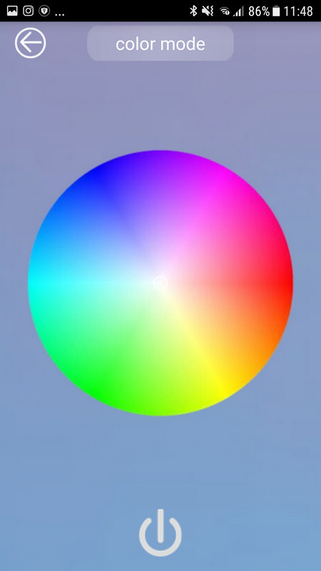 Farbeneinstellung via YN360-App
