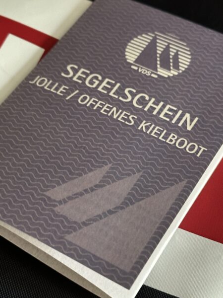 Segelschein Jolle / offenes Kielboot